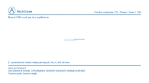 Finestra scorrevole 120 – Pianta – 1:100
